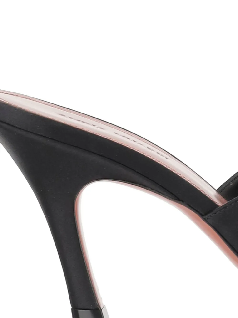 Amina Muaddi Jamie square-toe mules Zwart