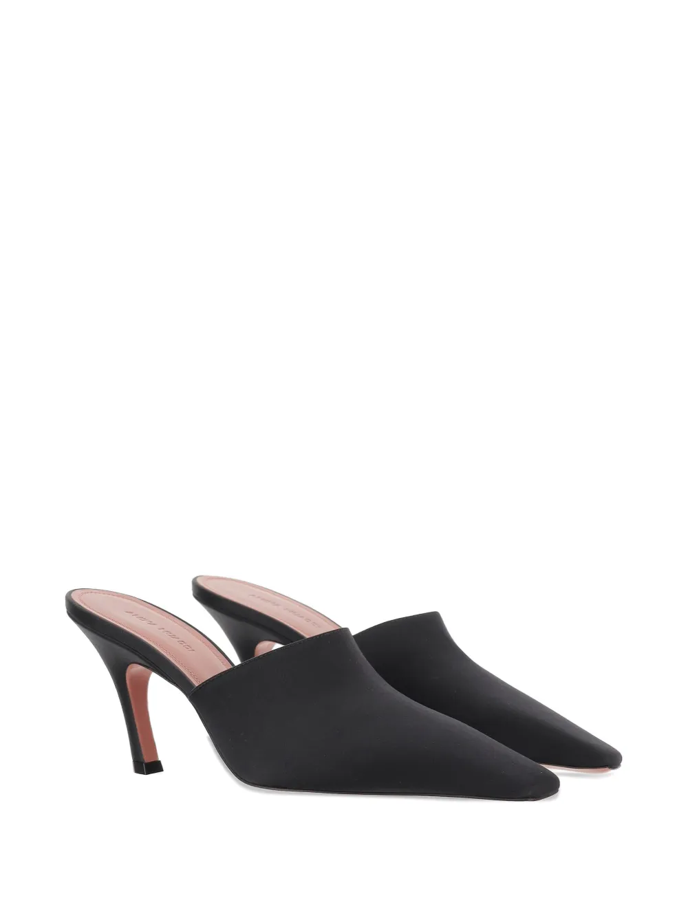 Amina Muaddi Jamie square-toe mules Zwart