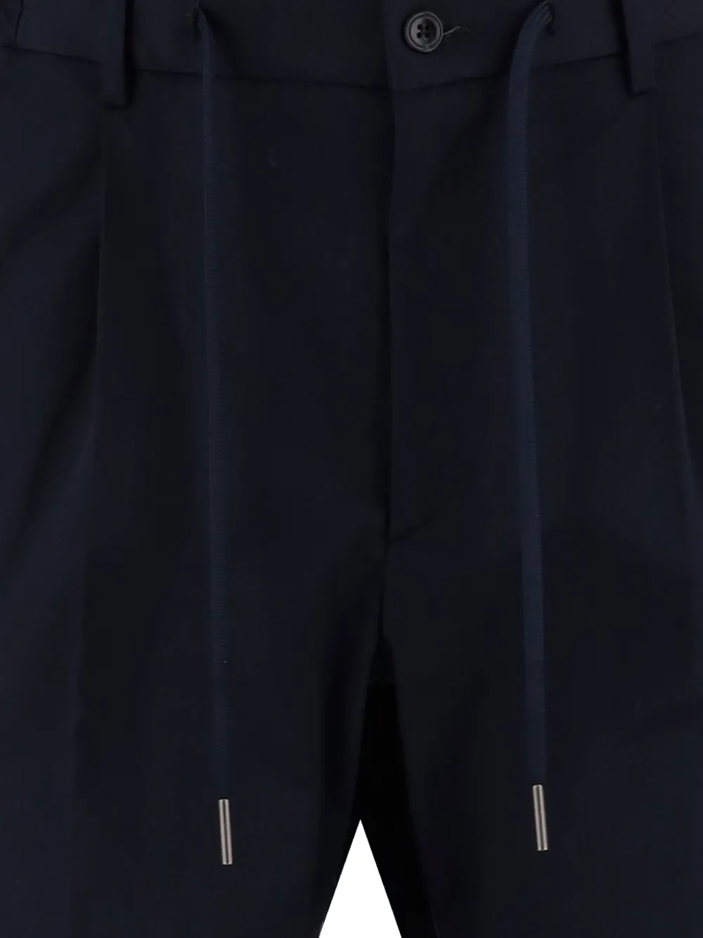 Tagliatore Newman plooibroek met trekkoord Blauw