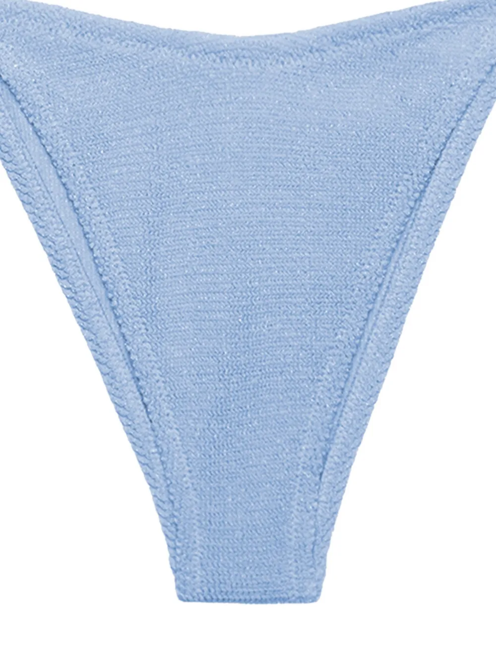 MC2 Saint Barth Bikinislip met gekreukt effect en gestrikte zijkant Blauw