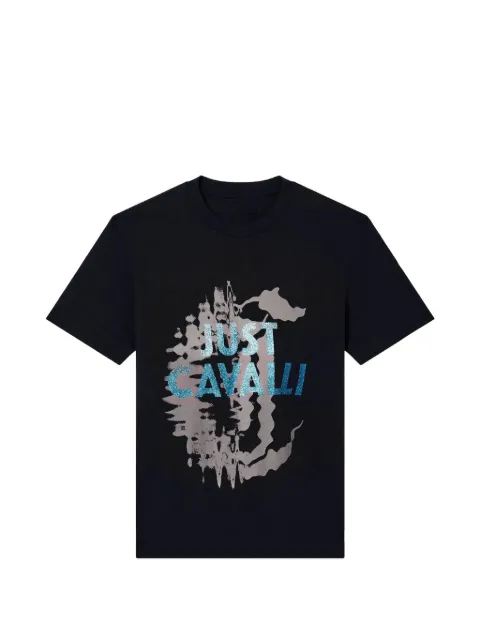 Just Cavalli logo-print cotton T-shirt