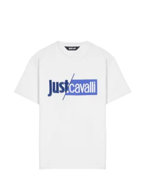 Just Cavalli floral-print T-shirt | White | FARFETCH