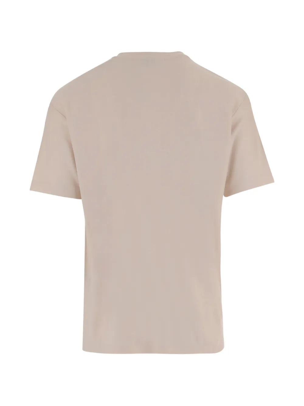 Giorgio Armani T-shirt met logoprint Beige