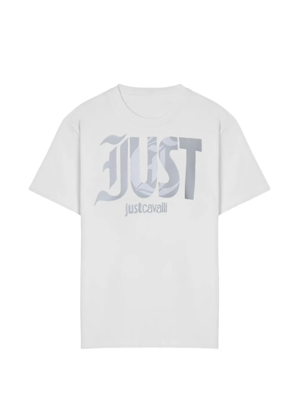 Just Cavalli logo-print T-shirt - Bianco