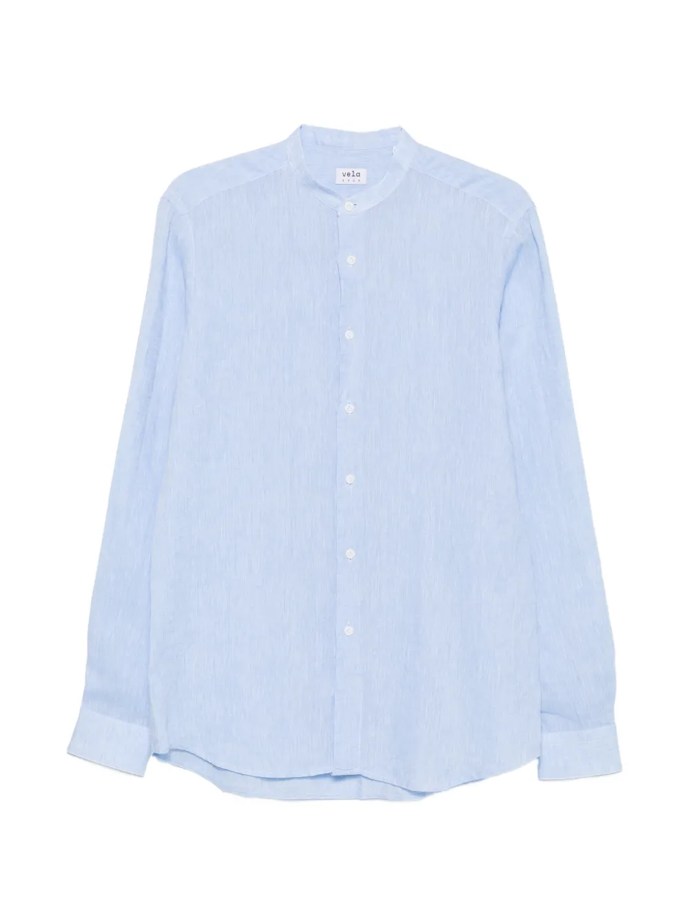 VELA SHOP バンドカラー シャツ | ブルー | Image 1