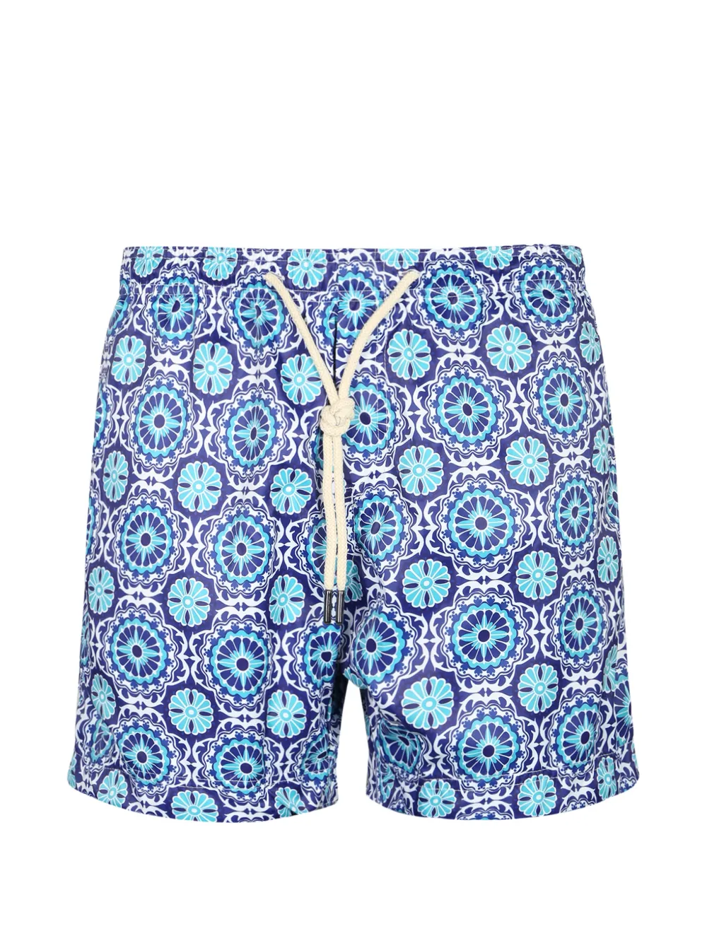 Penfield Taormina geometric-print swim shorts - Blu