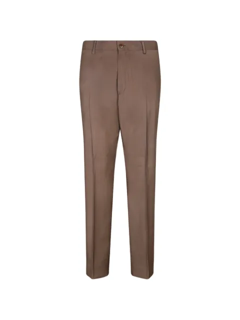 Costumein pressed-crease tailored trousers
