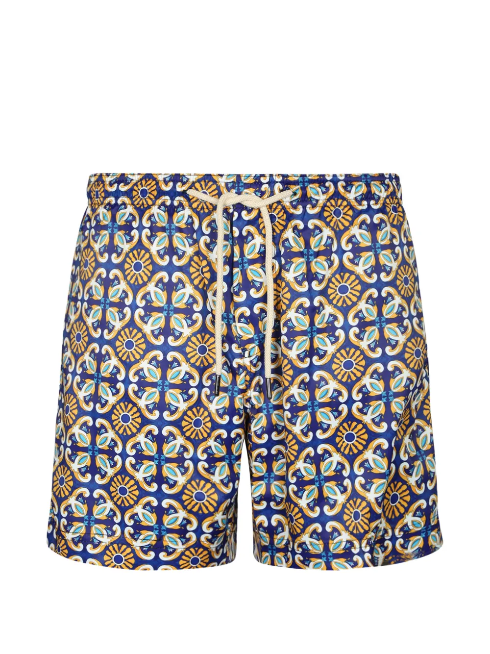 PENINSULA SWIMWEAR Amalfi tile-print swim shorts - Blu