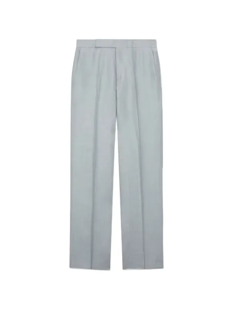 Lardini pressed-crease straight-leg trousers