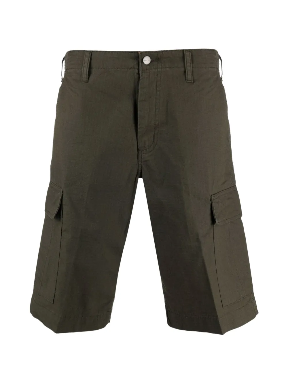 Carhartt WIP logo-patch cargo shorts - Green
