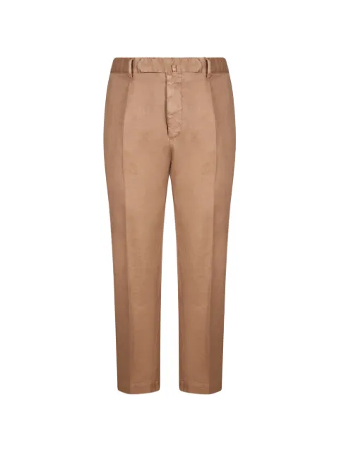Dell'oglio pressed-crease tailored trousers