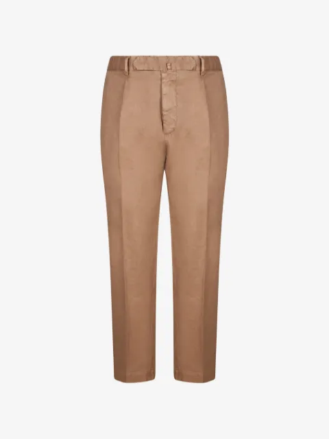 Dell'oglio pressed-crease tailored trousers