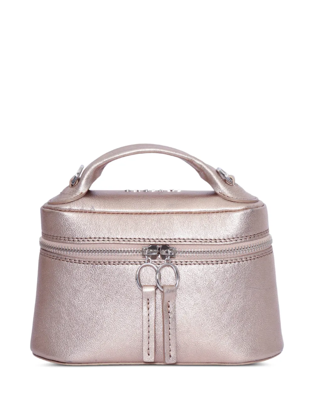 Orciani mini Joy Pepita leather tote bag - Rosa