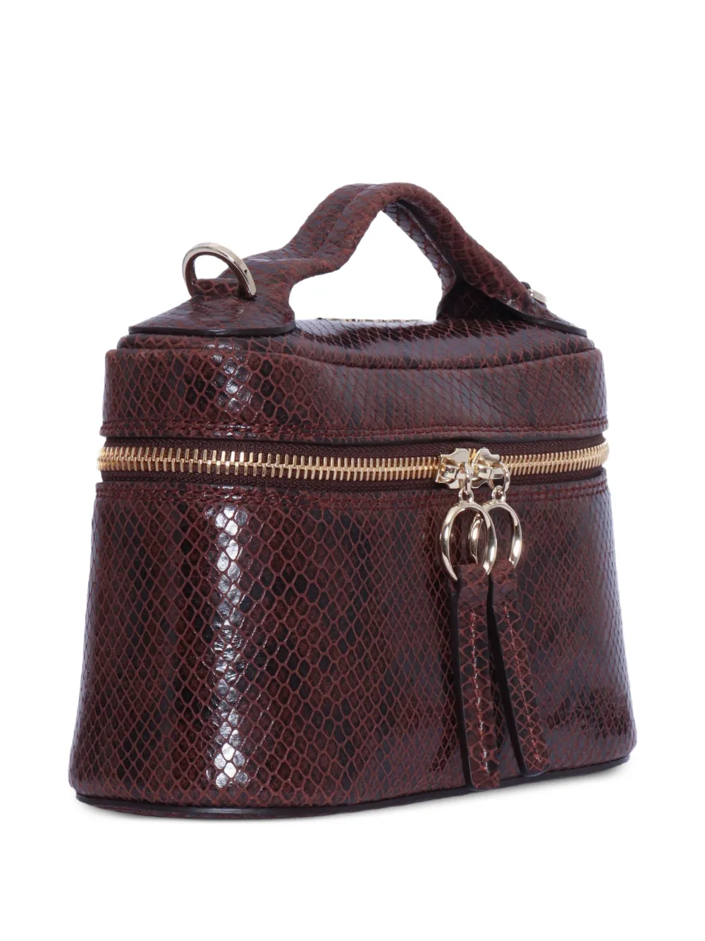  Orciani Bolso Shopper Joy Exotic Mini - Marrón 