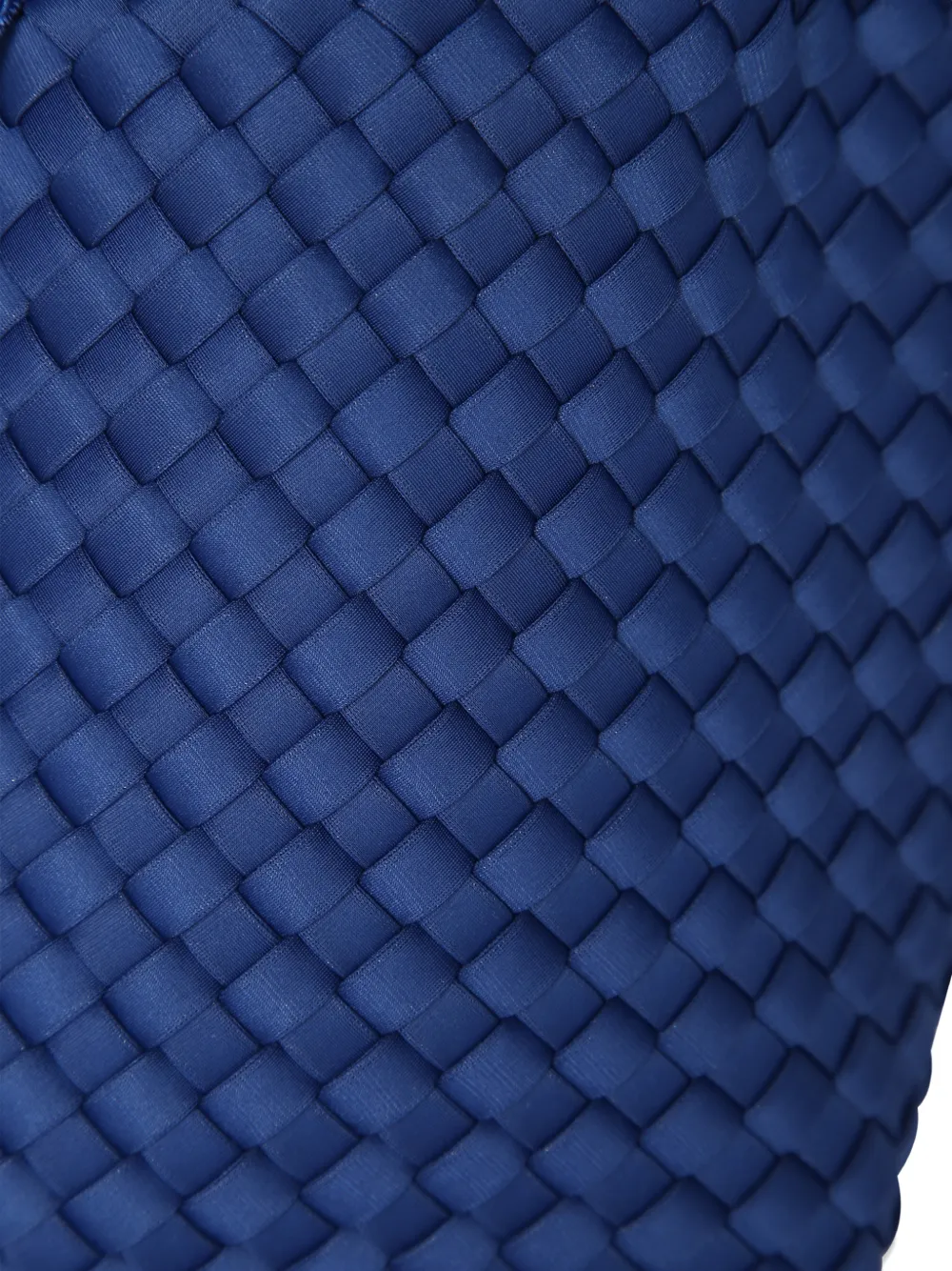 NAGHEDI St. Barths geweven shopper met handvat Blauw