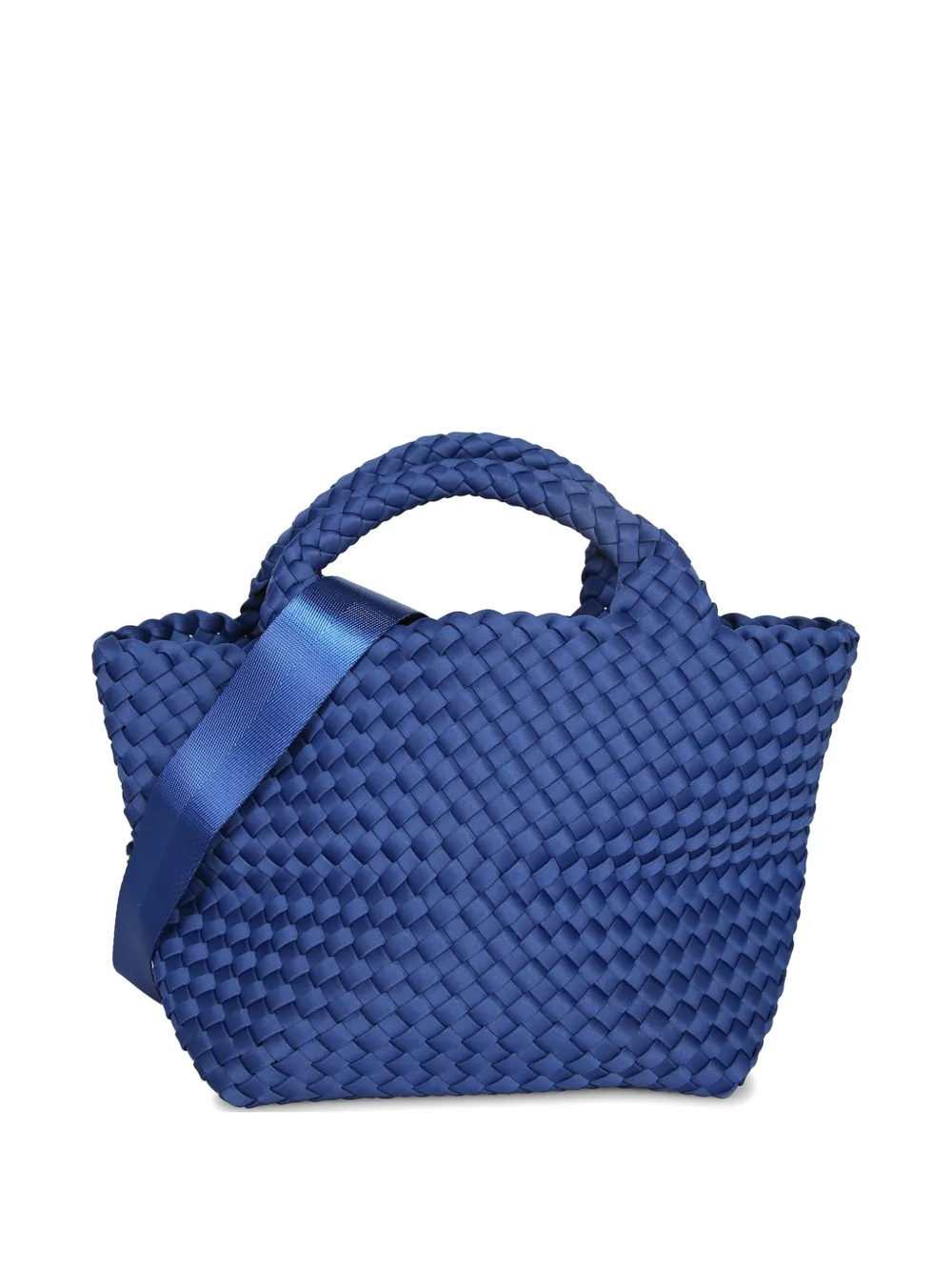 NAGHEDI small St Barths woven tote bag - Blu