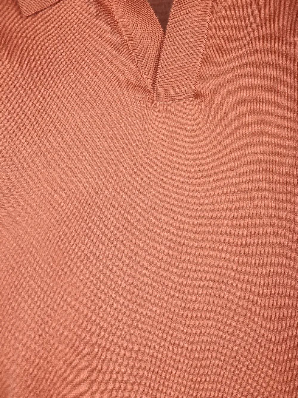 Dell'oglio T-shirt met korte mouwen en polokraag Oranje