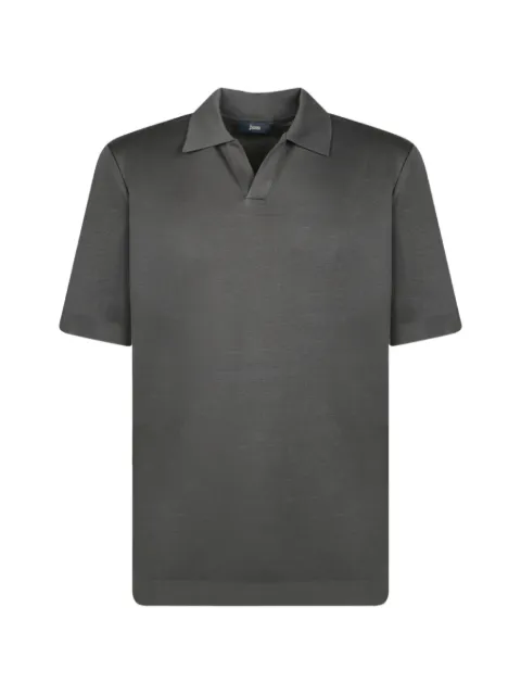 Herno short-sleeved polo shirt
