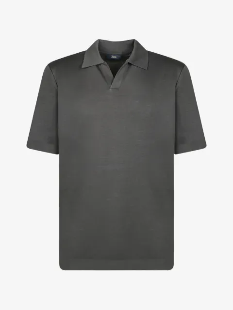 Herno short-sleeved polo shirt