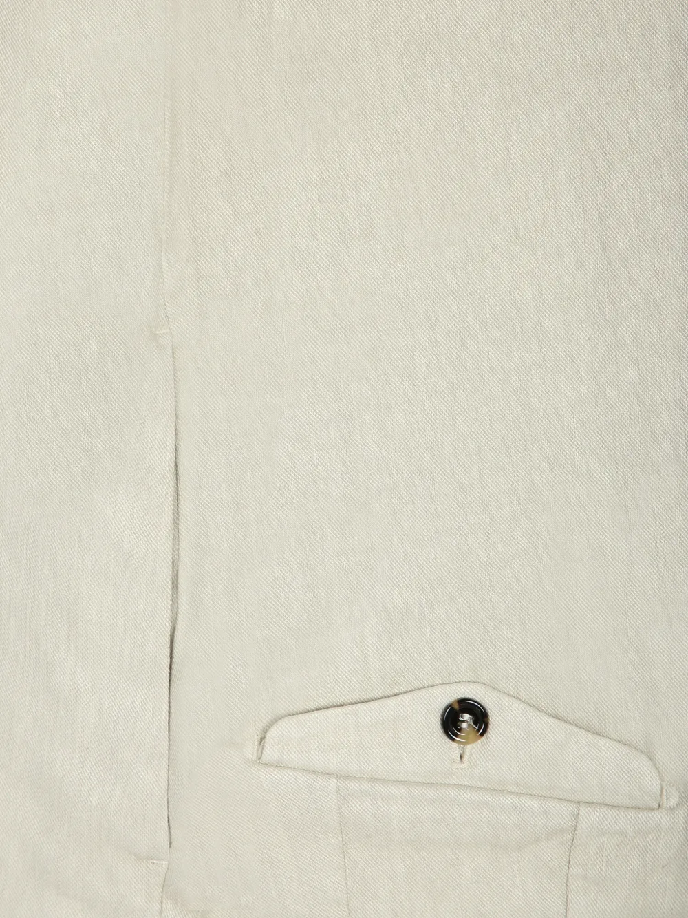Dell'oglio Pak met enkele rij knopen Beige