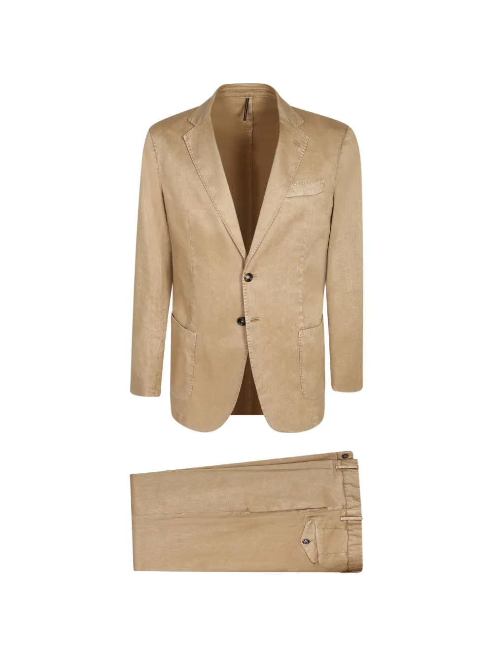 Dell'oglio single-breasted notched-lapels suit - Toni neutri