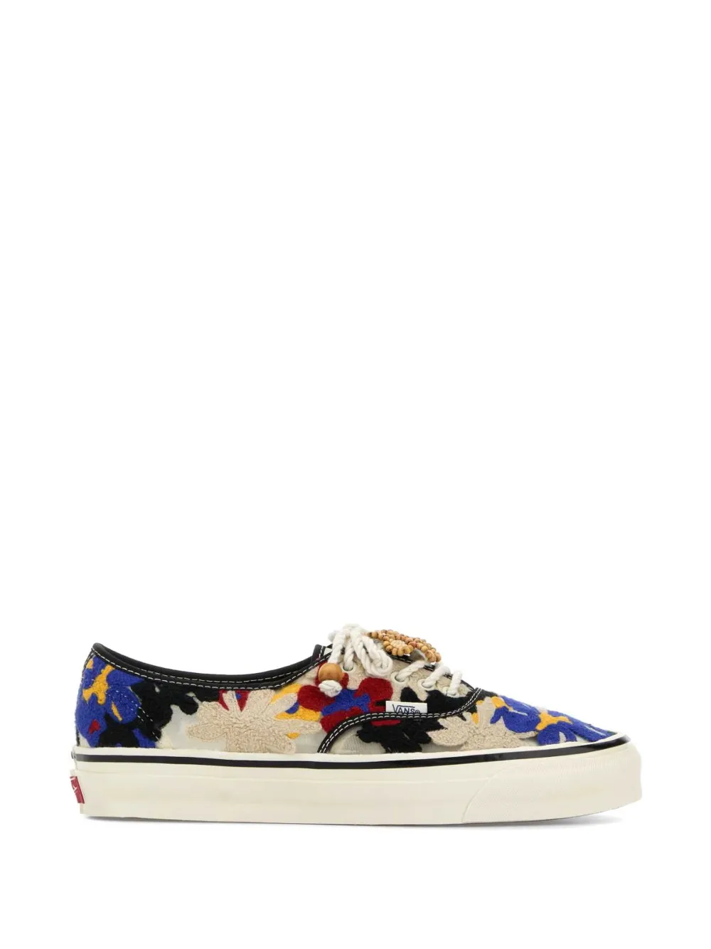 Vans Premium Authentic embellished floral-print sneakers - Toni neutri
