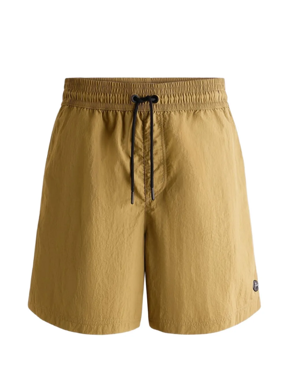 Fusalp Halfi crinkled-texture swim shorts - Gelb