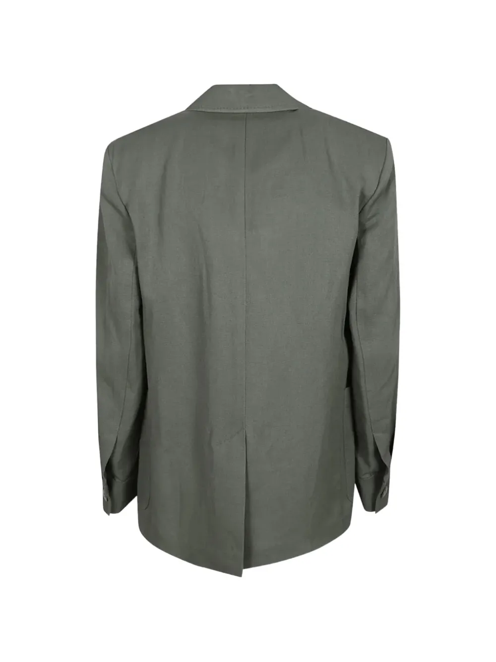 Max Mara Jack met enkele rij knopen Groen