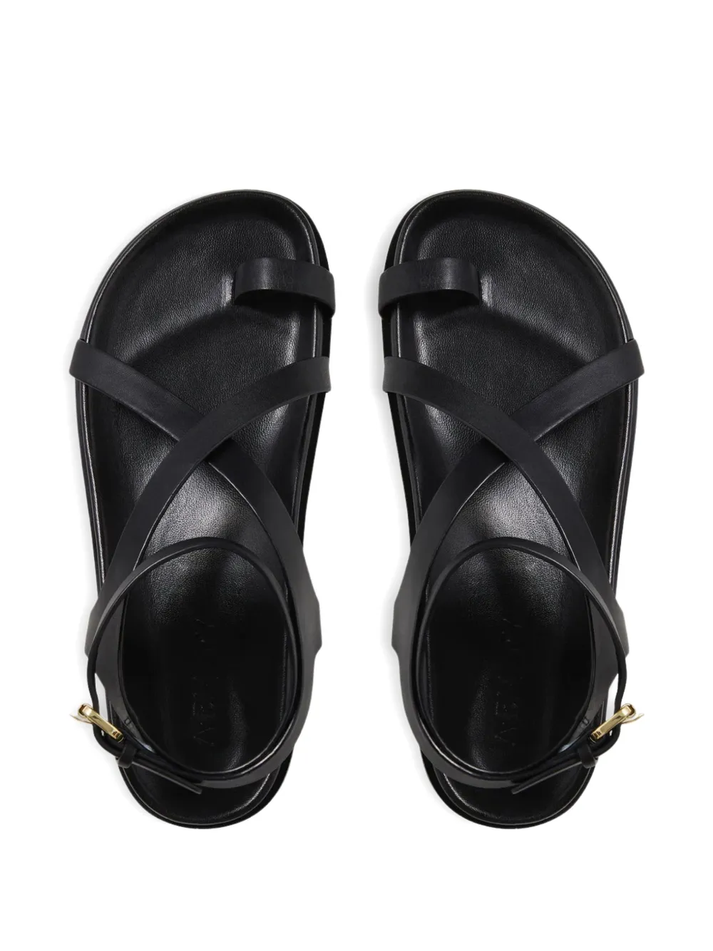 A.EMERY The Jalen crossover sandals Zwart