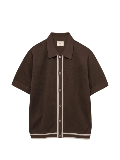 CHÉ Jorge striped-trim polo shirt