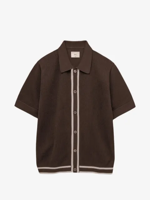 CHÉ Jorge striped-trim polo shirt