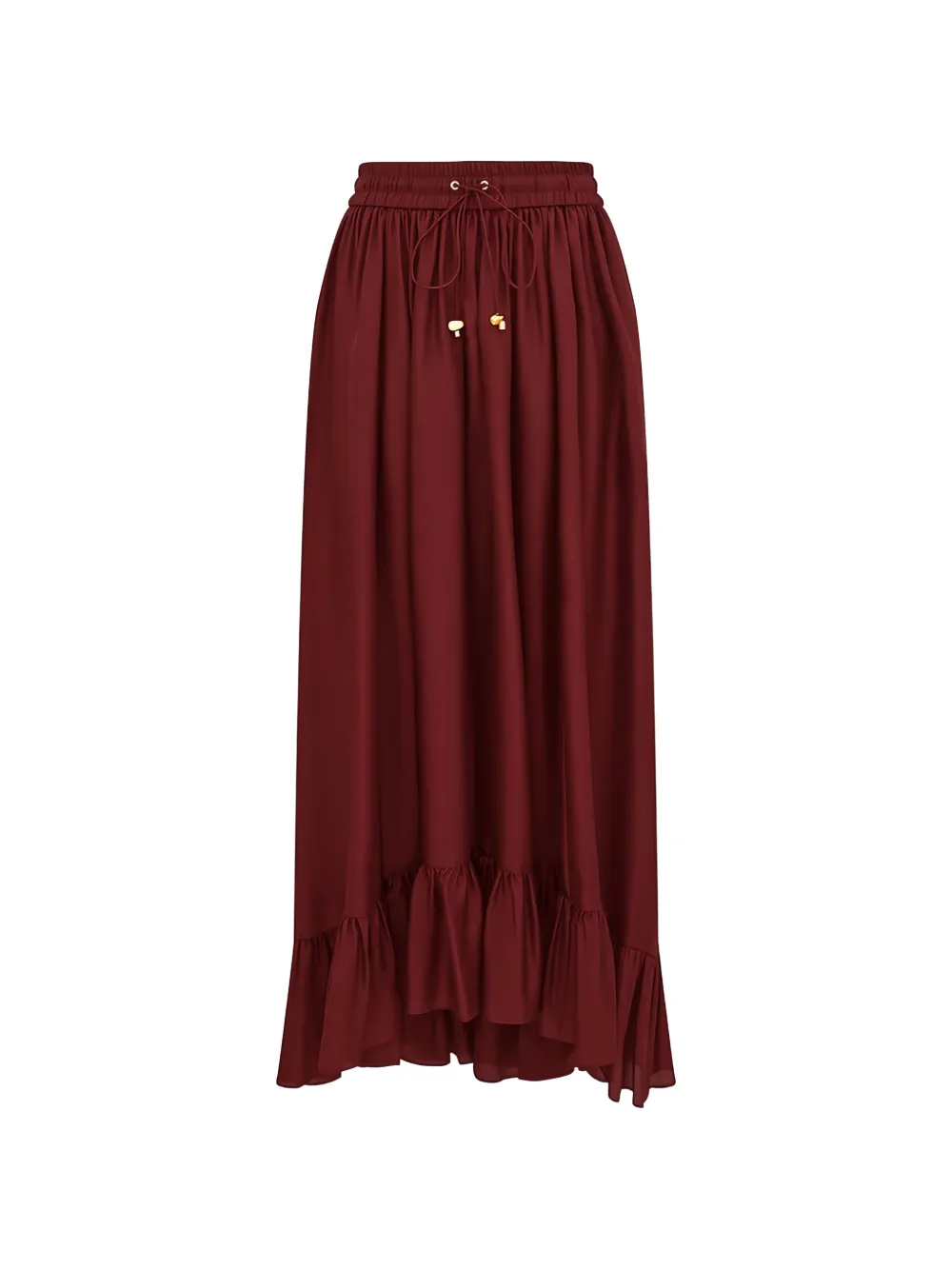 ZIMMERMANN Aster ruffled maxi skirt - Rot