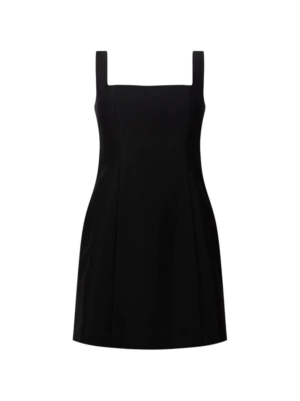 TWENTY FOURHAITCH Marfa square-neck dress - Nero
