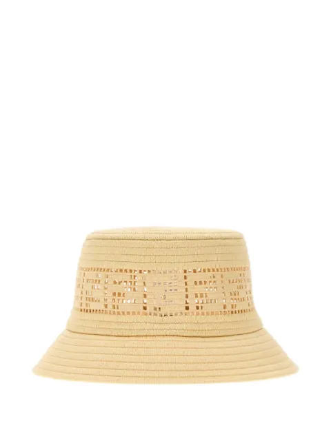 FENDI logo-perforated bucket hat