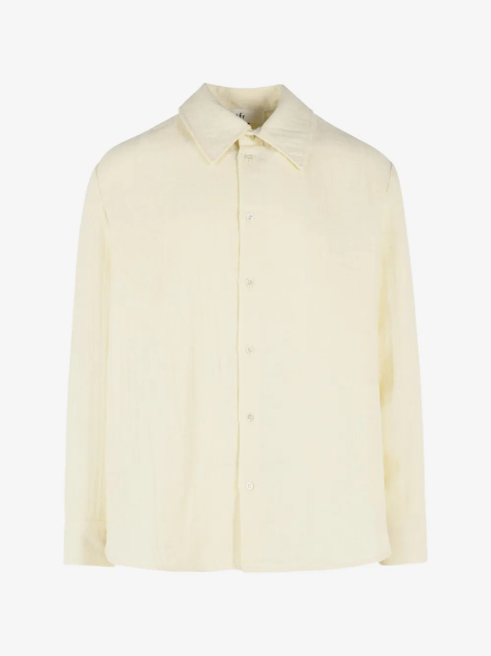 Séfr Wes wide-collar shirt | Yellow | Image 1