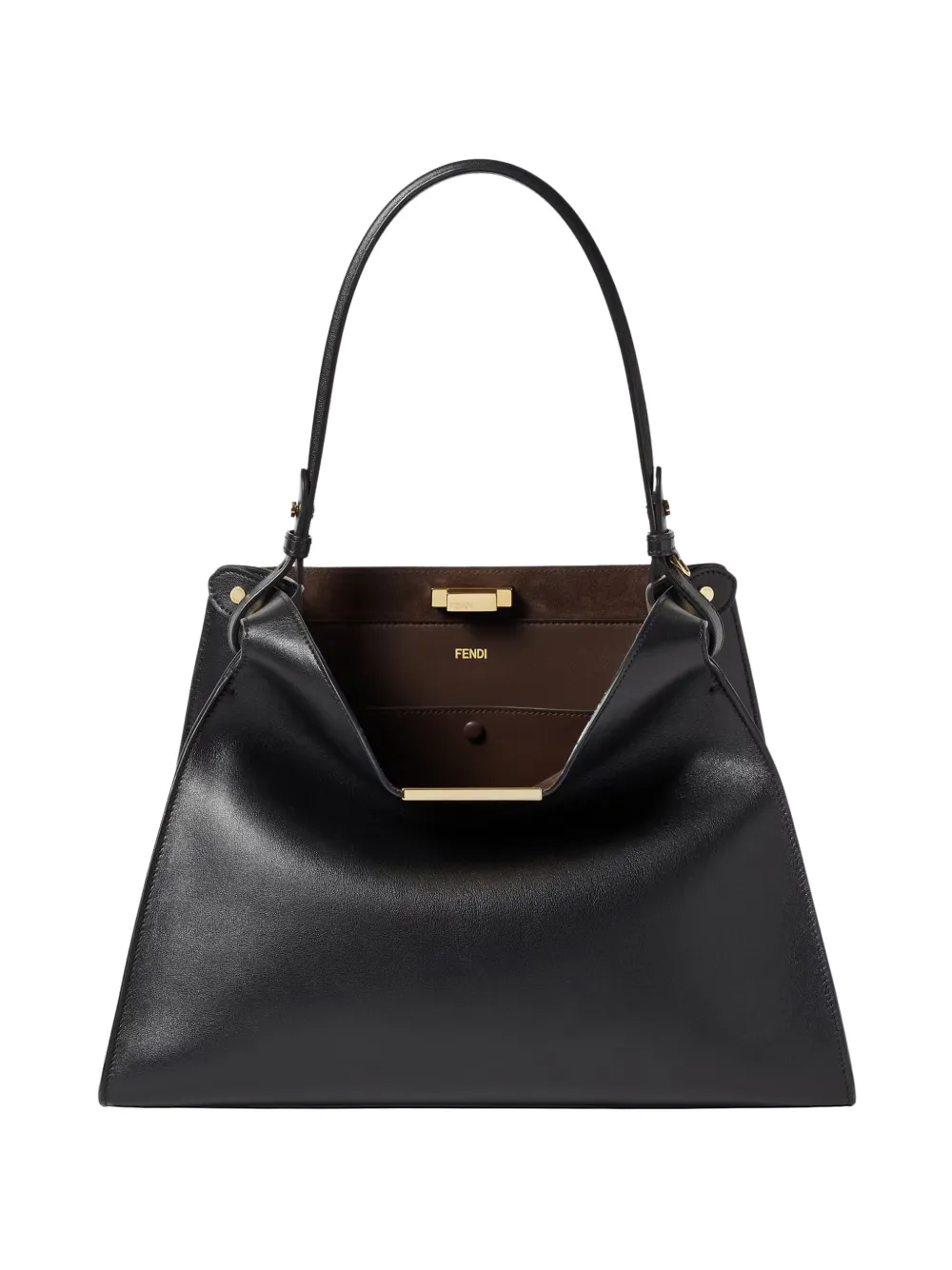 FENDI Way leather shoulder bag - Nero