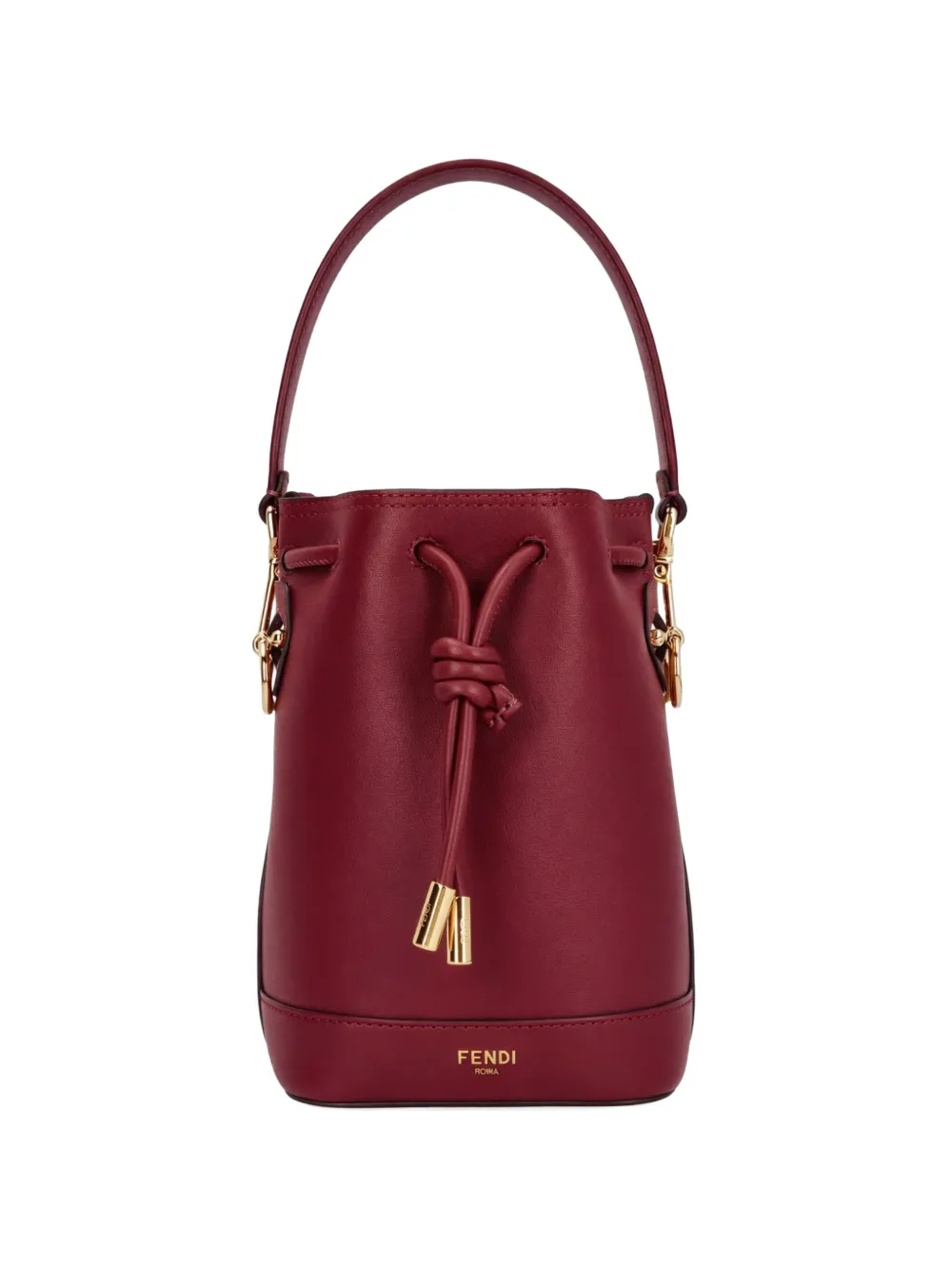 FENDI Mon Tresor leather bucket bag - Red