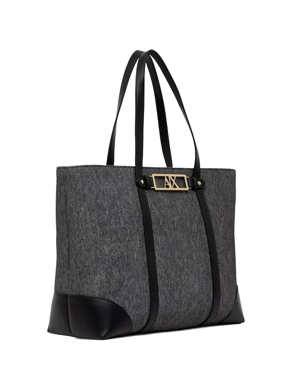 Armani Exchange Heuptas met logoplakkaat Zwart