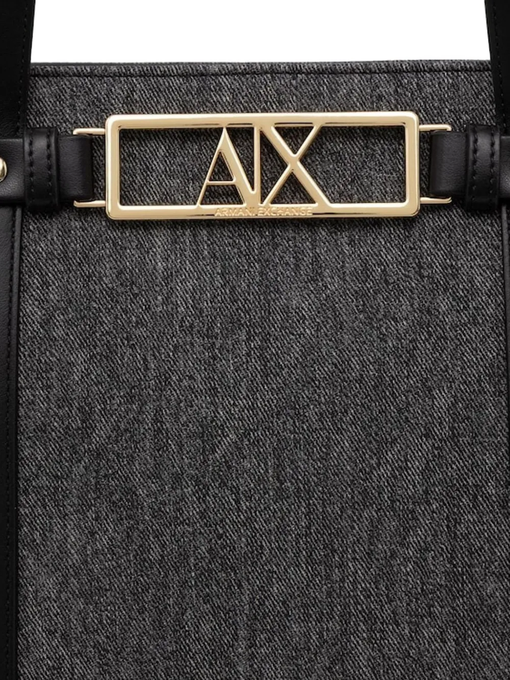 Armani Exchange Heuptas met logoplakkaat Zwart