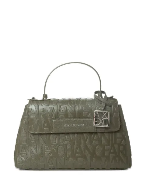 Armani Exchange Liz logo-embossed tote bag