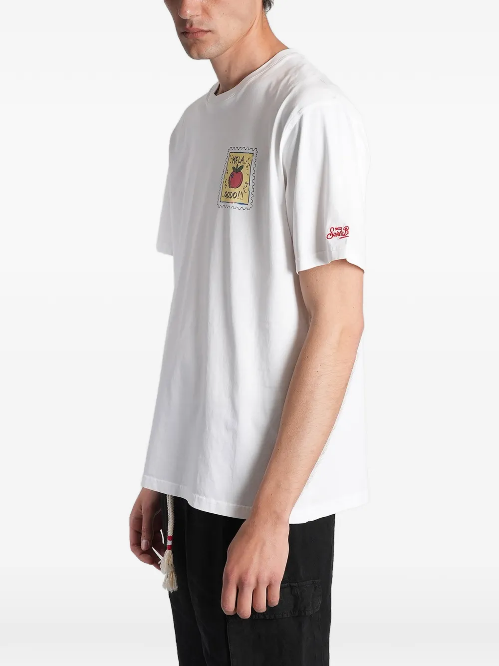 MC2 Saint Barth x Alessandro Enriquez Mela Portland T-shirt met print Wit