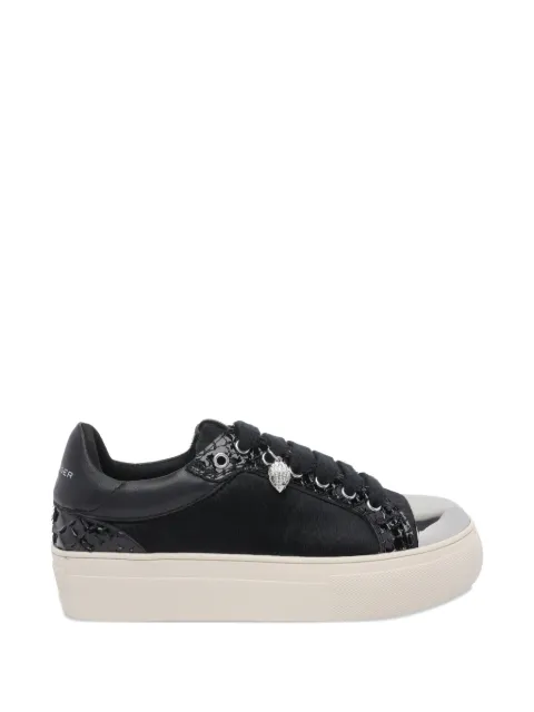 Kurt Geiger London Lana crocodile-effect sneakers