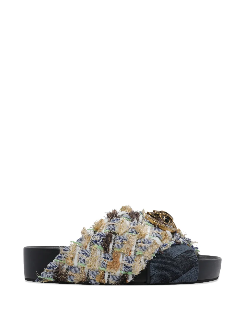 Kurt Geiger London Chelsea cross sandals Blauw