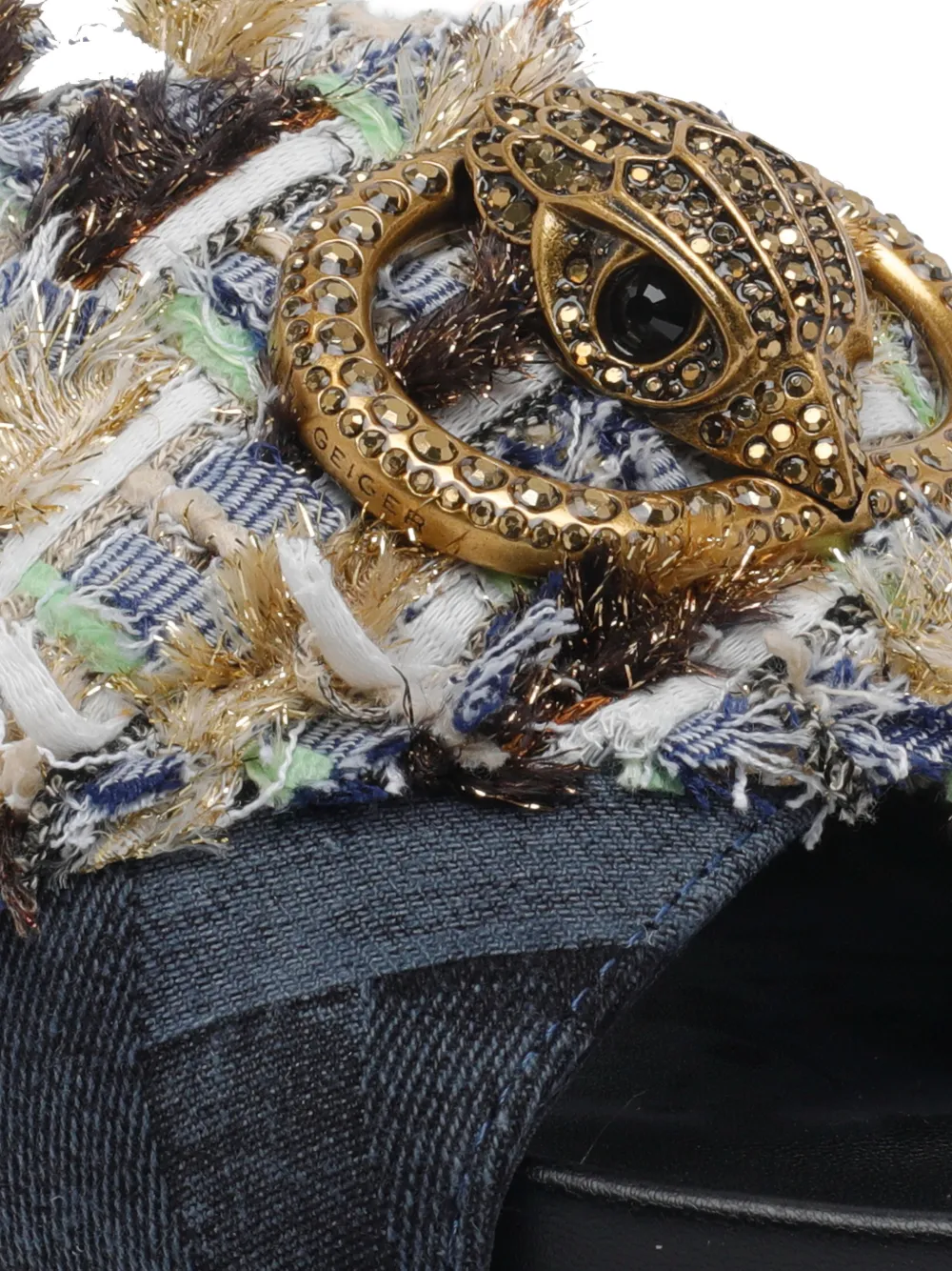 Kurt Geiger London Chelsea cross sandals Blauw