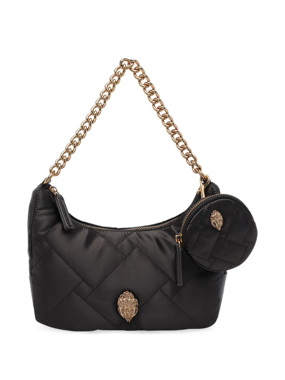 Kurt Geiger London Drench quilted crossbody bag - Schwarz