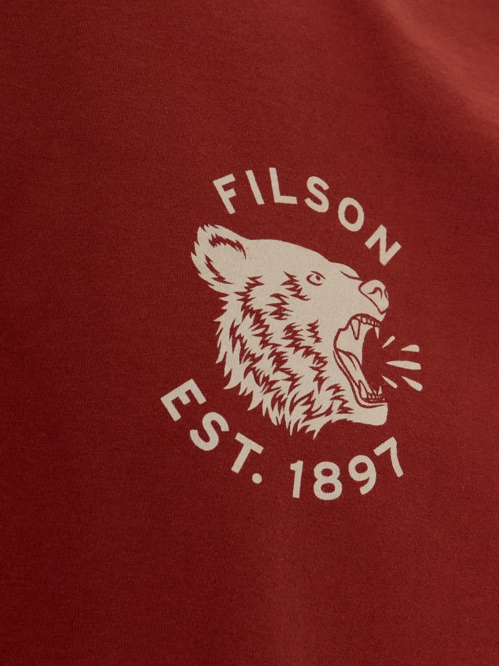 Filson T-shirt met grafische print Rood