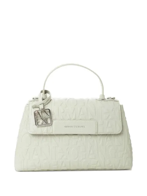 Armani Exchange bolso shopper con logo en relieve