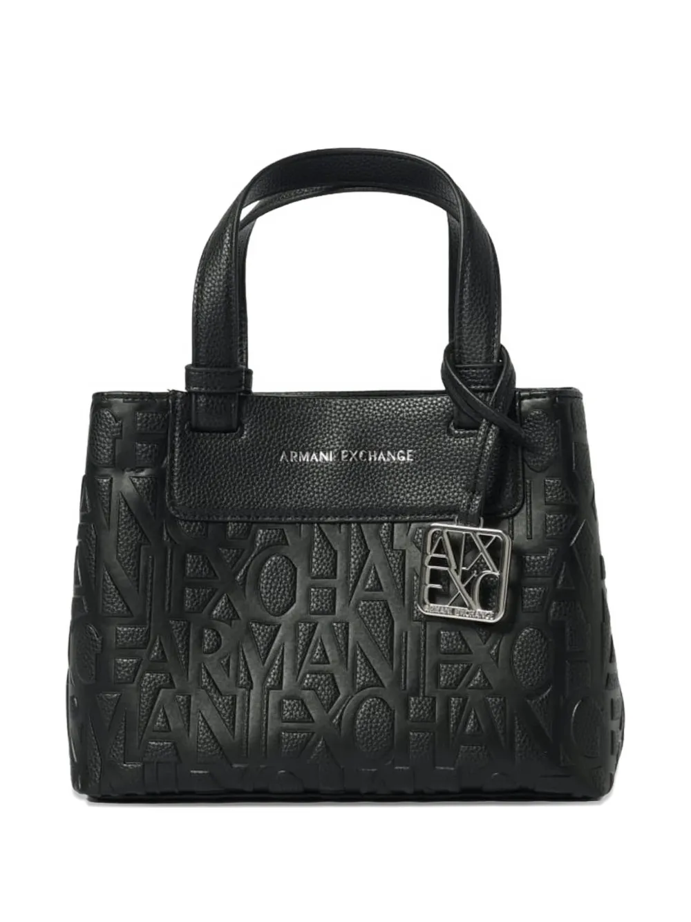 logo-embossed tote bag