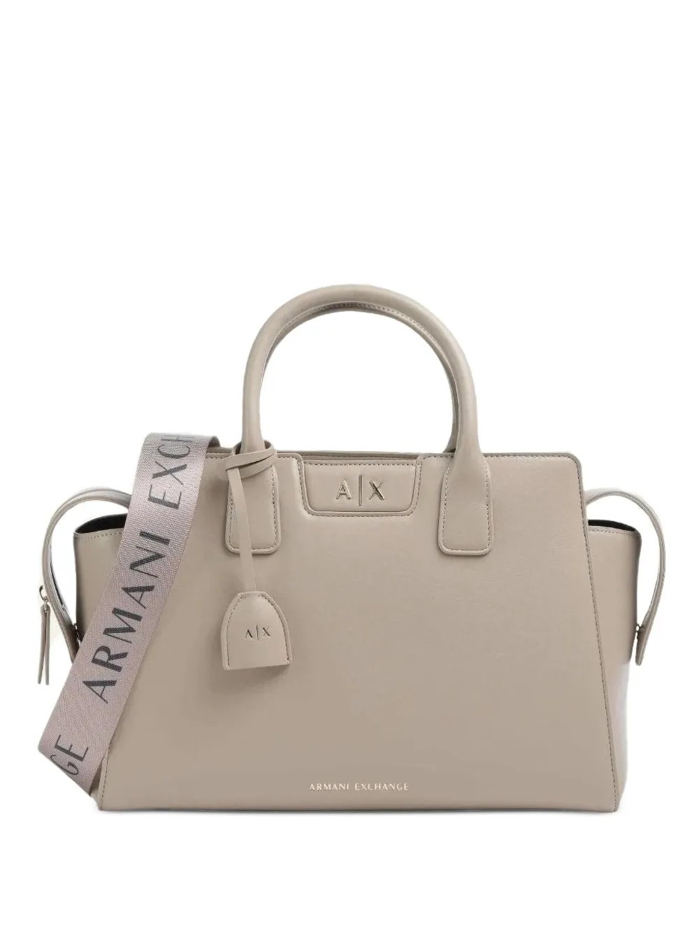 Armani Exchange logo-detail tote bag - Toni neutri