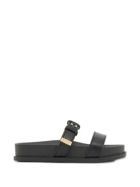 Armani Exchange two-strap buckled sandals